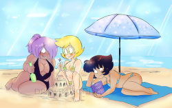 @lapamedotweek day 5, day at the beach!! wow, look at that….sandcastle 