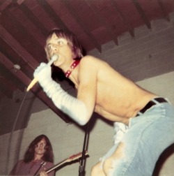 sarcasm-factory: Iggy Pop performing with The Stooges · 1970