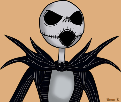 xenopolis: Inktober Nº31 Jack Skellington de Pesadilla antes de navidad. Y se acabó lo que se daba, último inktober de 2017. 