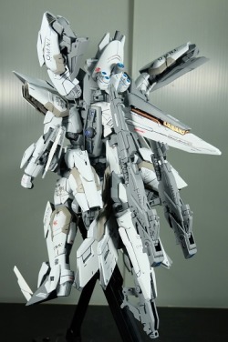 mechaddiction:  GUNDAM GUY: MG 1/100 Albino Aegis Gundam - Custom