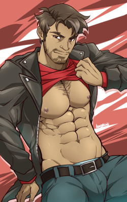 kuroshinkix:Dream Daddy Pin-Up Artwork! This will be sell for