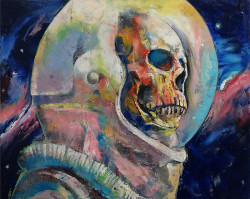 creese:  Astronaut - oil painting by Michael Creese