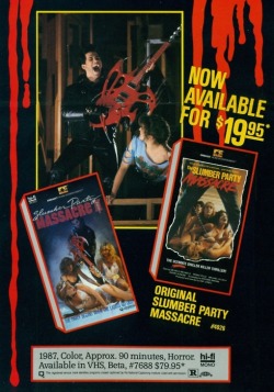 thecarnivalofhorror:  Horror ads from the 80s 
