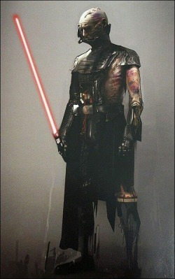 geekworldd:  Battle damaged Vader 