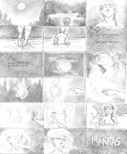 Some storyboards from our animation project (now titled ‘Marras’).