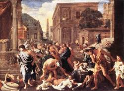 Nicolas Poussin (1594 - 1665), The plague at Ashdod (1630) a)