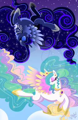 meastudios: MLP Princesses Digital Print 