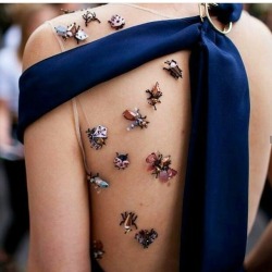 uyesurana:embroidered insects at dior