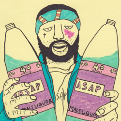 gangsterdoodles:  A$AP Yams