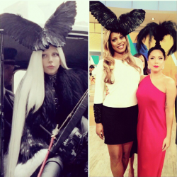  @LaverneCox: My style homage to @ladygaga while hosting @abctheview.