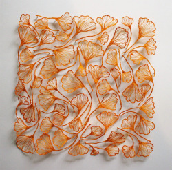  Meredith Woolnough’s Embroideries Mimic Delicate Forms of