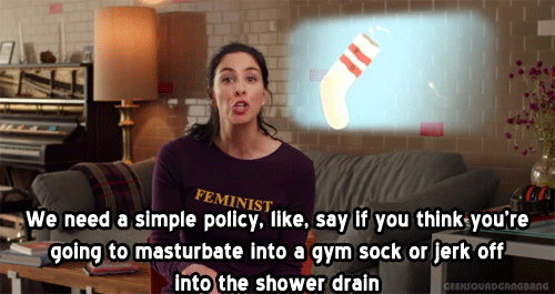 narputo:  geeksquadgangbang:  Sarah Silverman is visited by Jesus Christ  This is one of the best responses to men against abortion ever 