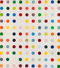 aestheticgoddess:  Untitled (with Black Dot), Damien Hirst 1988