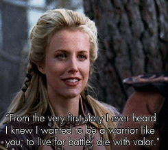 hyxenagabrielle:  Brunhilda meets Xena [6.08 “The Ring”]