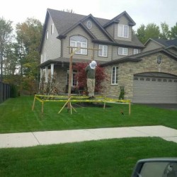 sixpenceee:  sixpenceee:  One extreme halloween decoration. There
