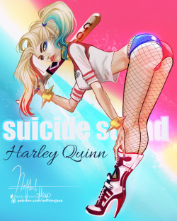 nude-superheroines:  Suicide Squad: Harley Quinn by Hassly