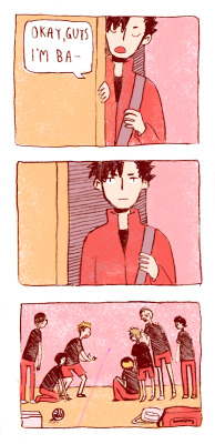 paraplyen:But who knows what Kuroo was actually going to say?“Backstreet