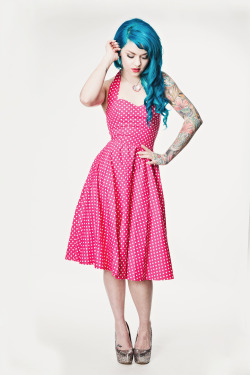sophiecash:  Pin up perfection - Sophie Cash, dress by Cyanide