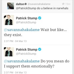 northern-dontpour:  This is still my favorite of patricks replies