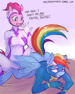30minchallenge:  But Rainbow Dash might be faster then Pinkie