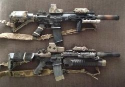 viciouscustoms:  (via HK416 + Mk 18 Mod 1 | Weapons | Pinterest)