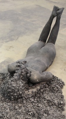 nearlya:    Tory Fair. In The Floor, 2012, resin, graphite and