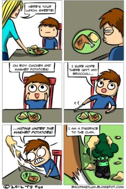 9gag:  Ninja broccoli 
