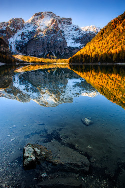 etherealvistas:  Braies Lake, Dolomites, Italy by Sven Broeckx