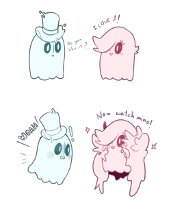 leaf-submas:  Napstablook and Happstablook.  Together,they combine