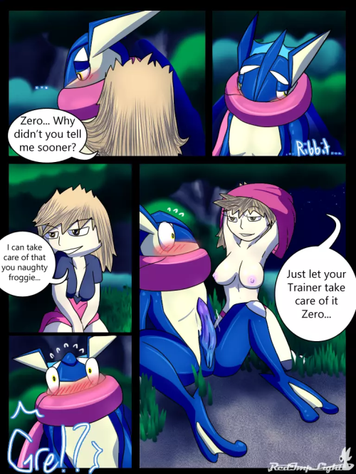 zugly1997:  Part 2/3 The Princess and the Frog  The second part of this funny comic!  embrace-pokemon eropokemonworld pokepornparadise pokeporn247