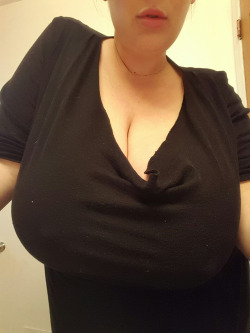 nothingunderag:  madmax61675:  prettybustyelite:  very nice mamories and a good suckle  Holy shit!!! What size is she???  I agree I would love to know her size. Iâ€™m gonna guess at 44KK  whatever size, they are lovely