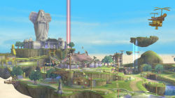 ssb4dojo:  The Zelda Stages representing Skyward Sword, Spirit