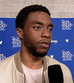 sofiaboutalla:Chadwick Boseman at Disney’s D23 EXPO 2017 in