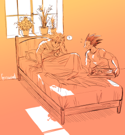 feriowind:  some h/c with adult gon n killua :3c 
