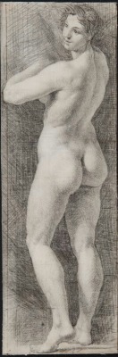 fabriciusitalicus:  Nudo femminile, Toscana, secolo XVIII, matita