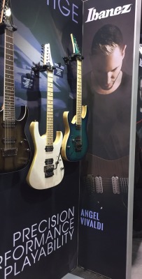 Angel Vivaldi at the NAMM convention