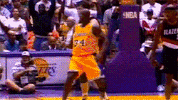 nbagifstory: Shaquille O'Neal   —   Los Angeles Lakers 