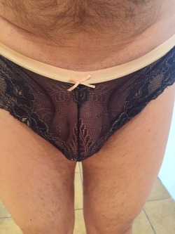 married-bi-guy:  married-bi-guy:  New panties. Can’t wait to