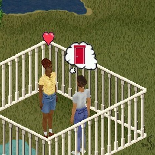 weirdsimsinhistory:A quintessential early 2000s home decor in