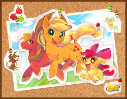 bronyatheart:  The Apple Family by shimabo  <3