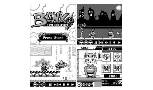 gameboydemakes:  Blinx the Time Sweeper at 100% size for pixel