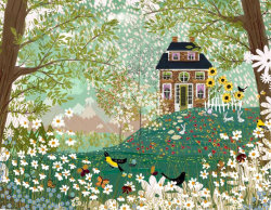 pagewoman:  Garden Dream by Joy Laforme   