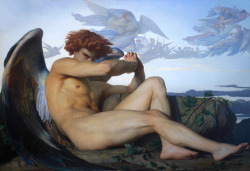 Alexandre Cabanel.Â Fallen Angel (detail). 1868.