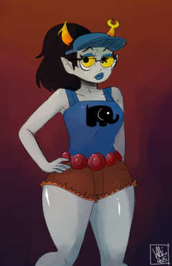 vicsagod:it’s 4 am and vriska is p cool yea