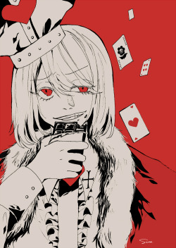 com0589:  Suppose Chara is The Queen of hearts?>3< Queen