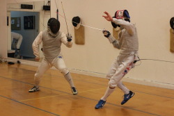 modernfencing:[ID: Two foil fencers in a bout.]sonyainsf:This