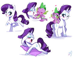 epicbronytimes: Rarity Doodles by Ipun  I can see why she’s