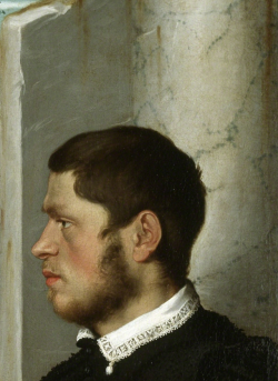 desimonewayland: Giovanni Battista Moroni Detail of A Gentleman