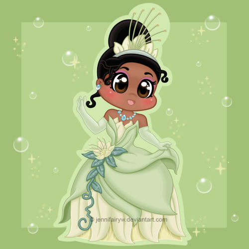 girlsbydaylight:  Chibi Disney PrincessesÂ byÂ Jennifairyw 