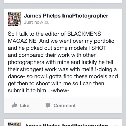 Part 2 of the Blackmen magazine saga!!!! Now I gotta track down models lawd Jesus …